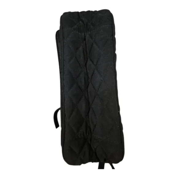 Vera Bradley NWOT Black Quilted 9.5"x 6"x 3" Shoulder Crossbody Purse - Picture 3 of 14